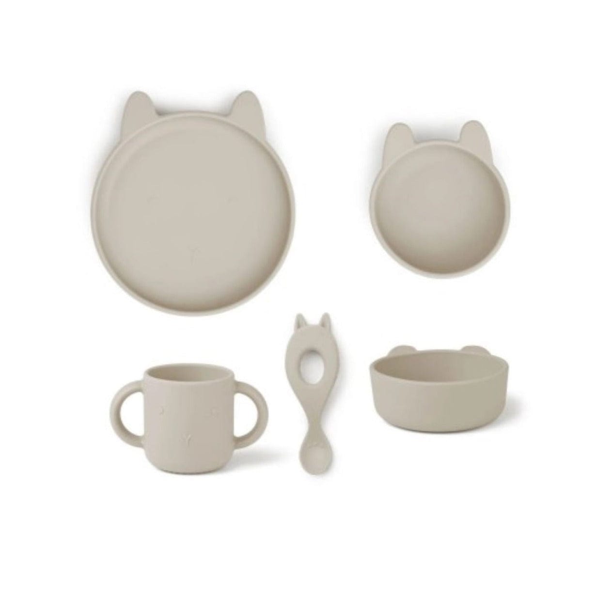 Liewood Silicone set Liewood Vivi Silicone Set (Rabbit Sandy)
