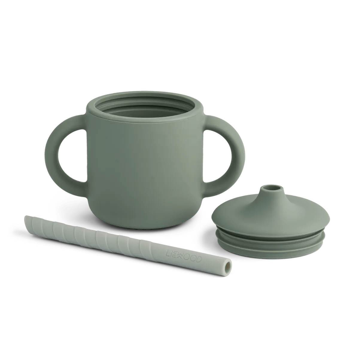Liewood Sippy Cup Cameron Sippy Cup (Faune Green/ Dove Blue Mix)