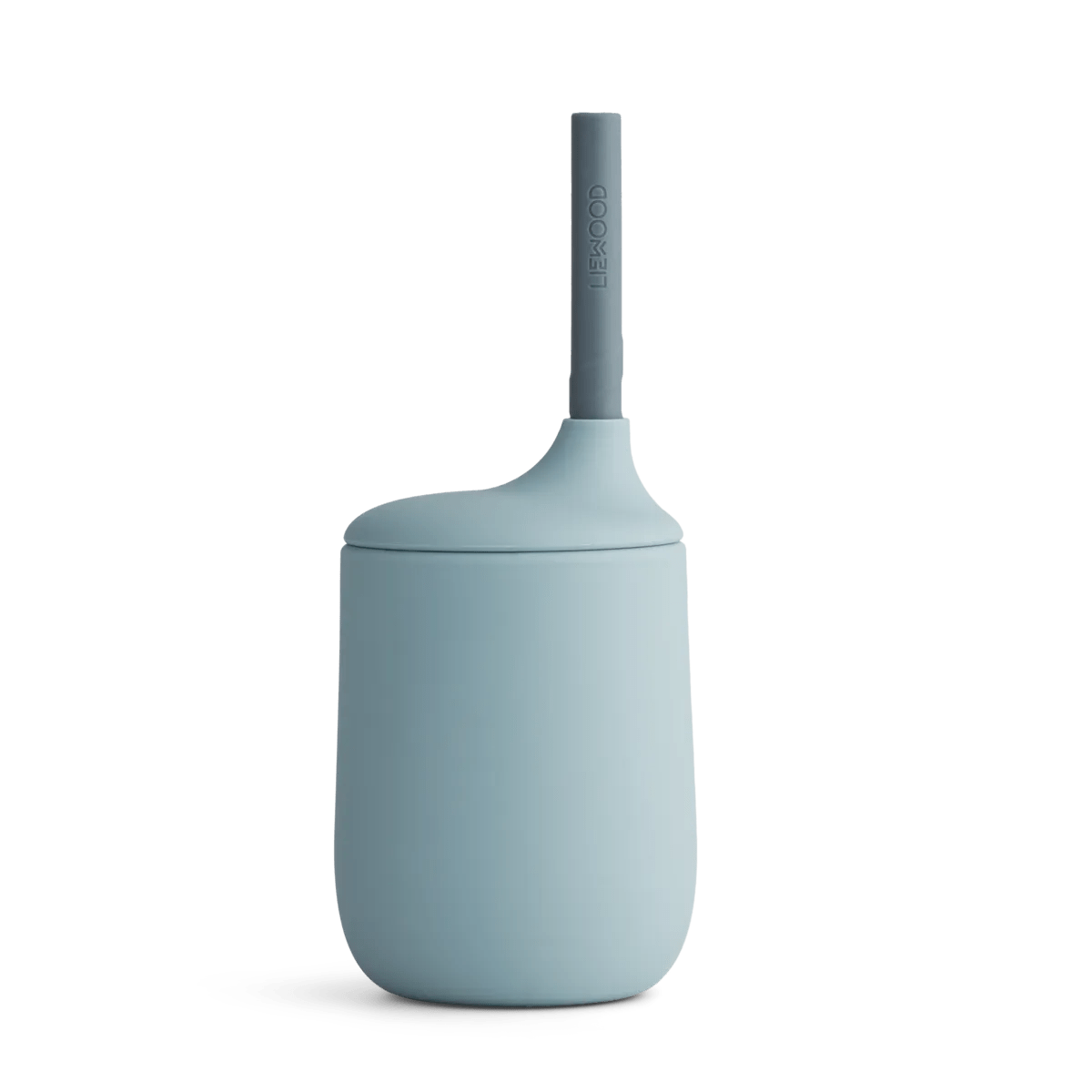 Liewood Sippy Cup Liewood Ellis Straw Sippy Cup (Sea Blue/Blue Wave)