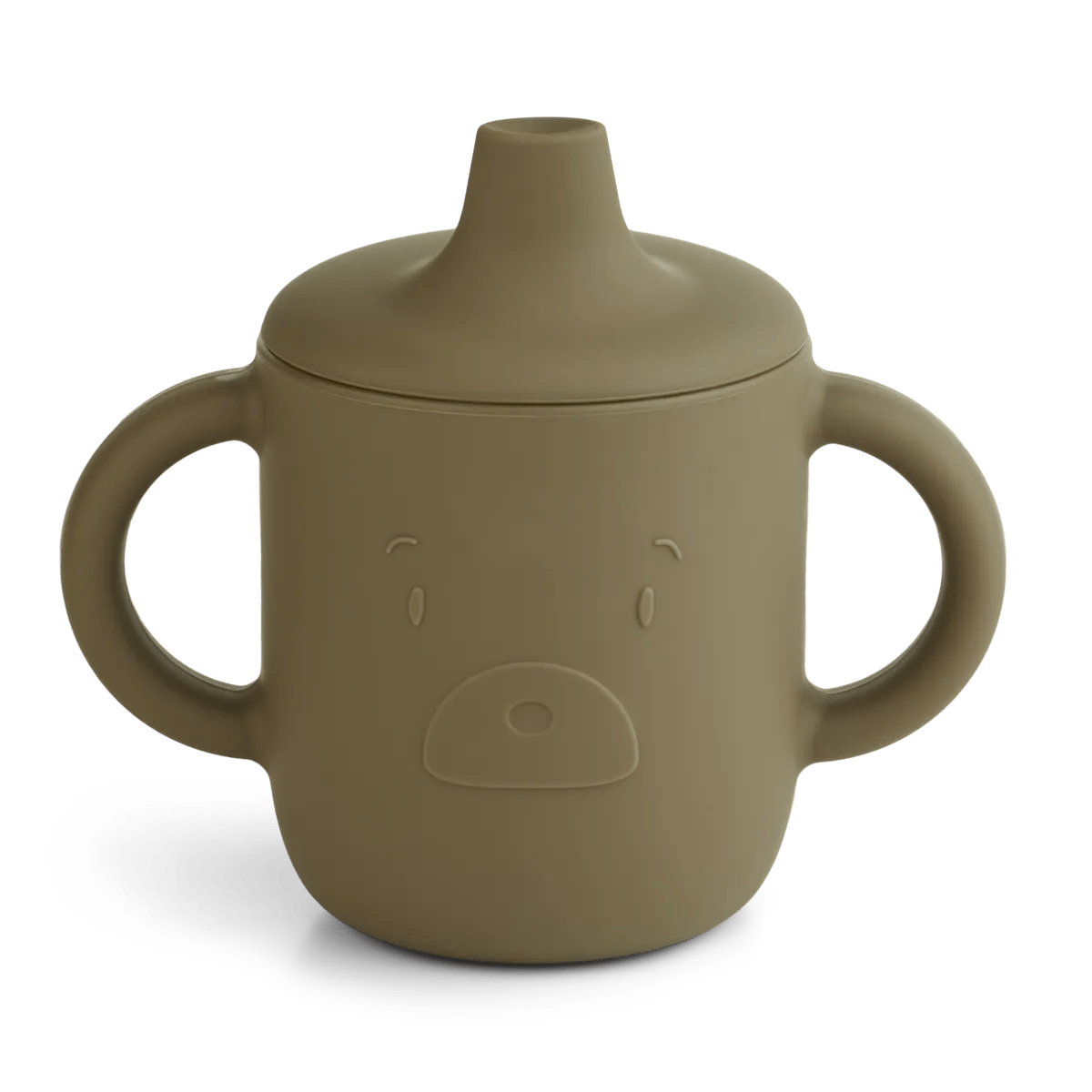 Liewood Sippy Cup Neil Mr Bear Sippy Cup (Khaki)
