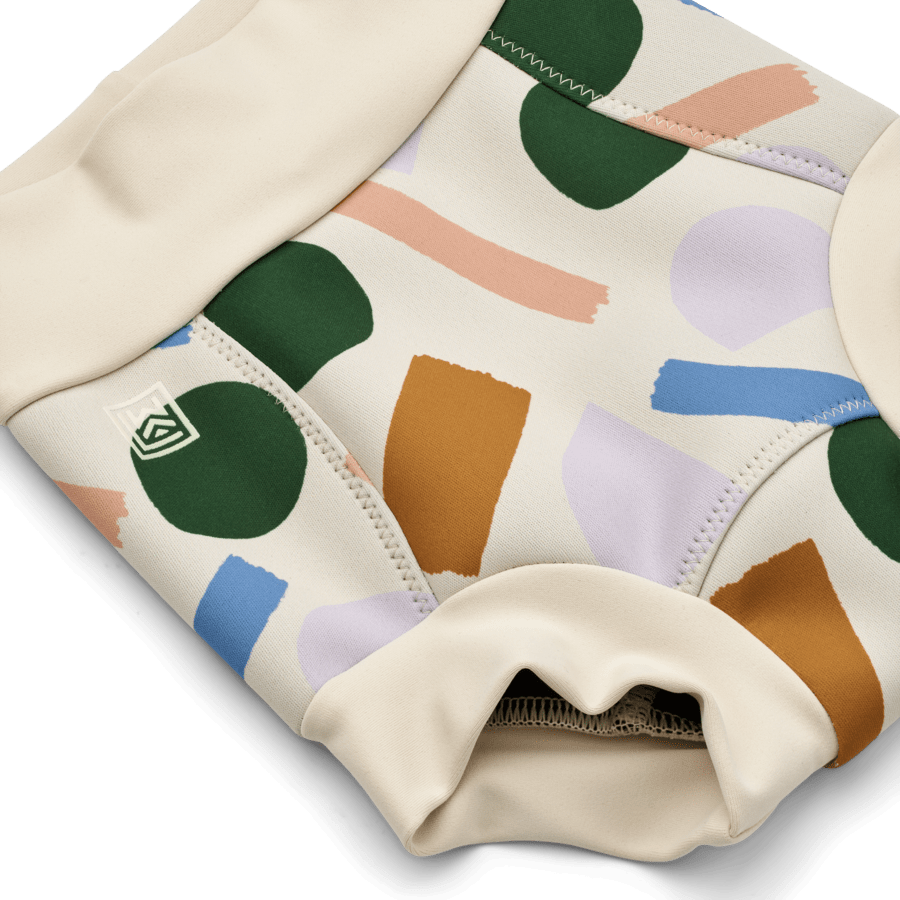 Liewood Swim Nappy Valentin Baby Swim Nappy Pants (Paint Stroke / Sandy)