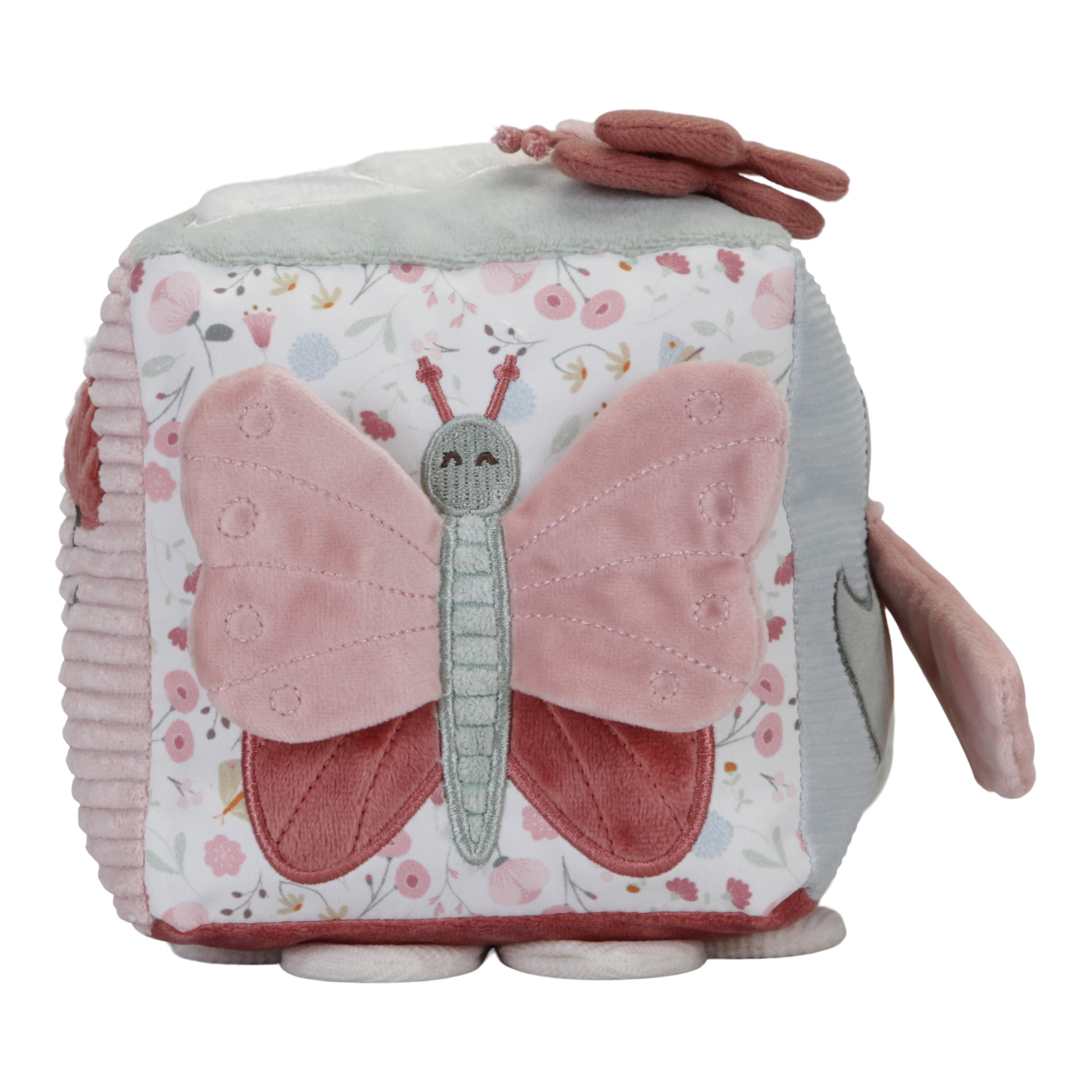 Little Dutch Activity Cube Soft Activity Cube (Flowers & Butterflies)