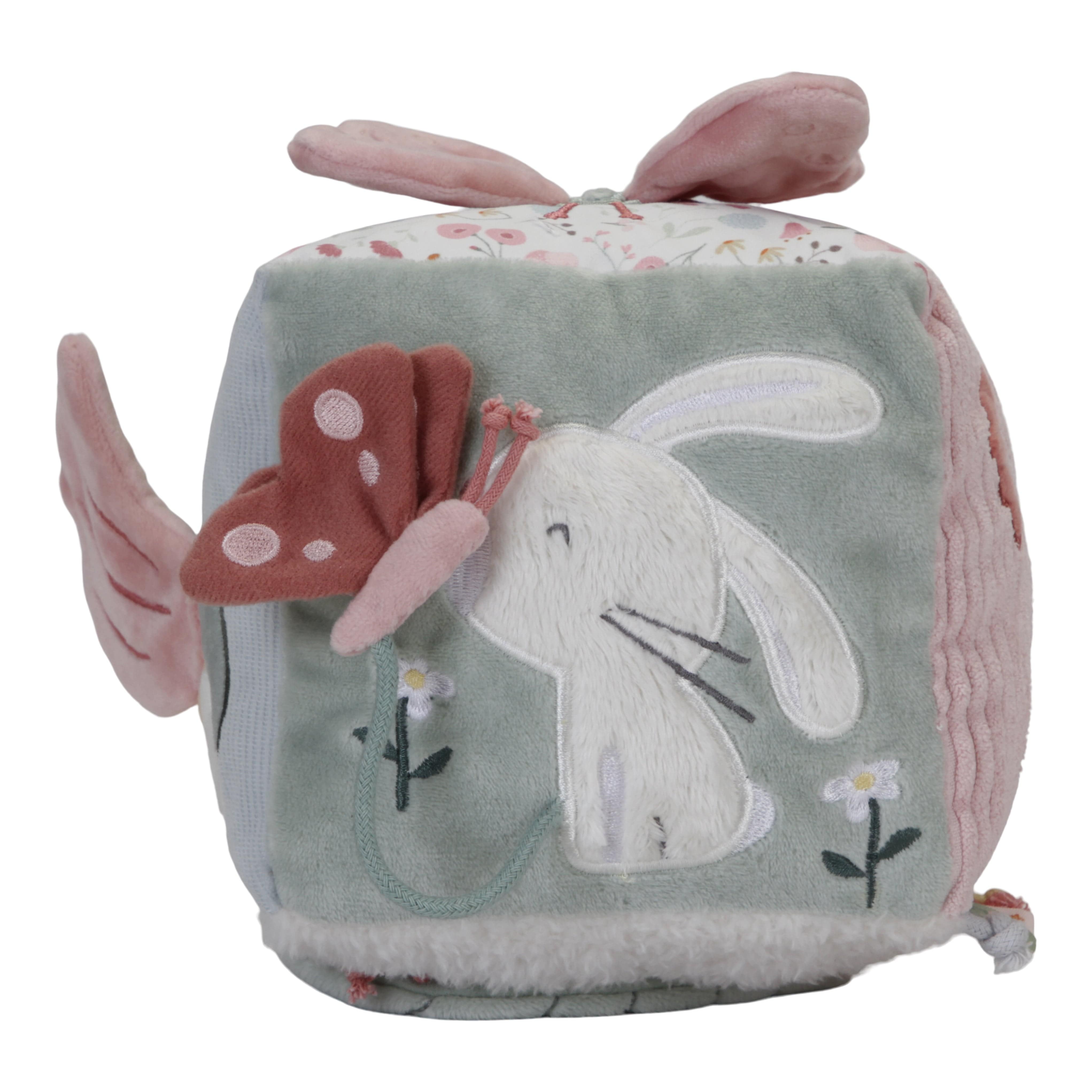 Little Dutch Activity Cube Soft Activity Cube (Flowers & Butterflies)