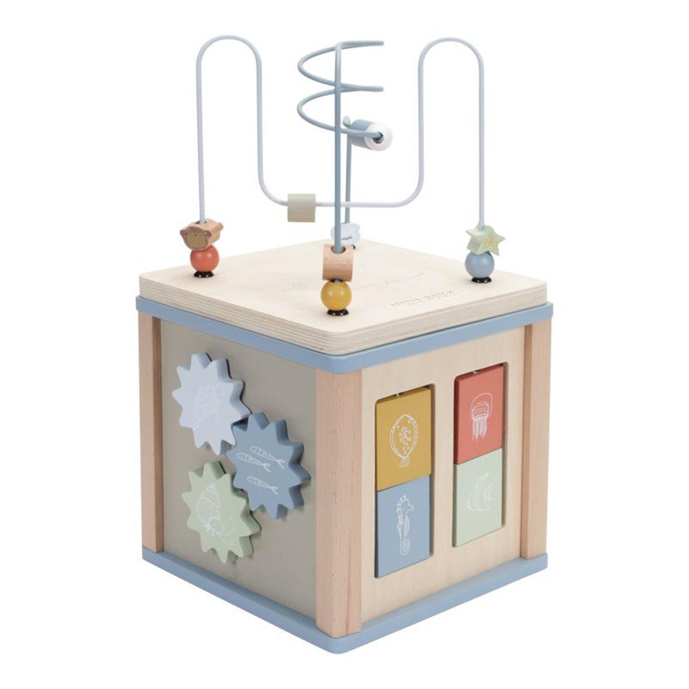 Little Dutch Activity Cube Wooden Activity Cube (Ocean)