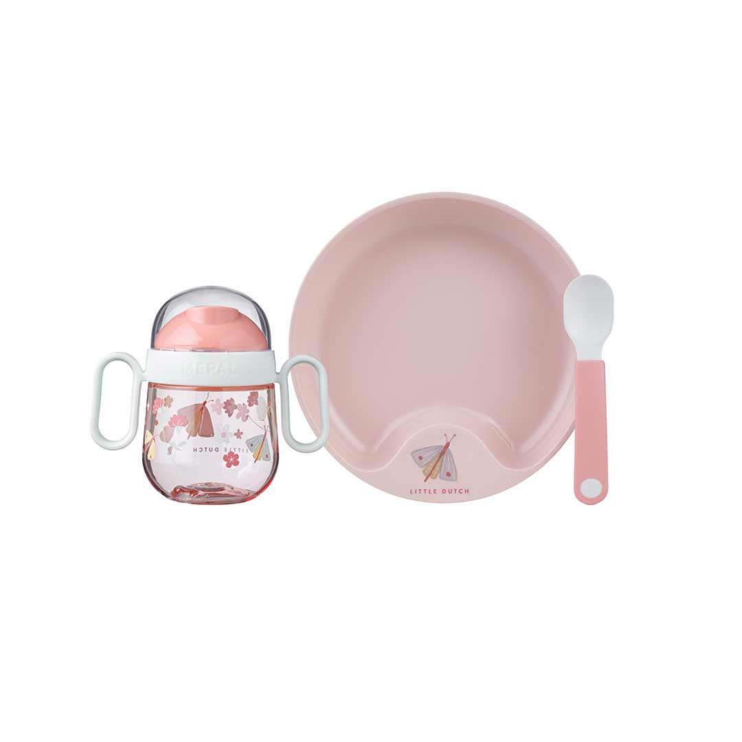 Little Dutch Dinner Set Little Dutch x Mepal Dinnerware Set 3 Piece (Flowers & Butterflies)