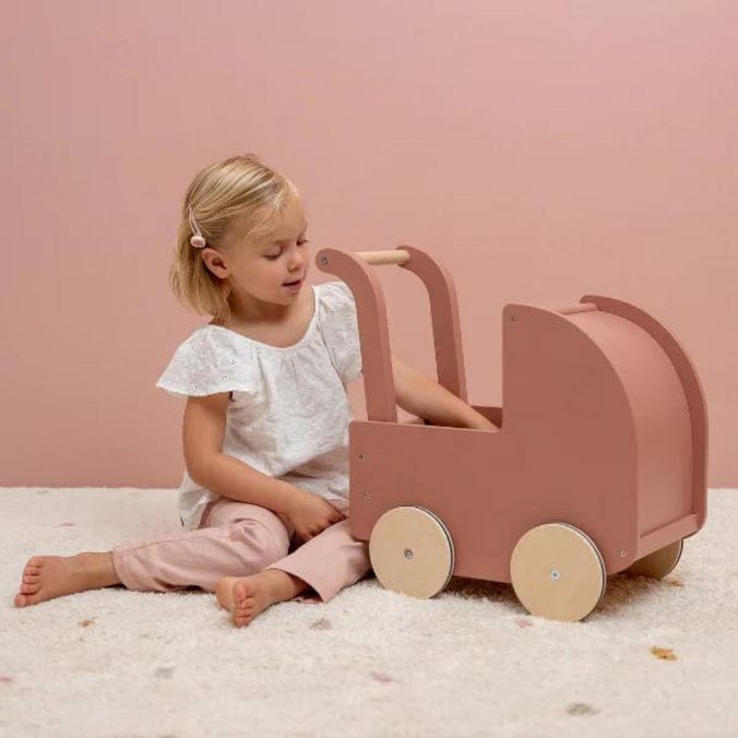 Little Dutch Doll Pram Little Dutch Wooden Pram With Doll