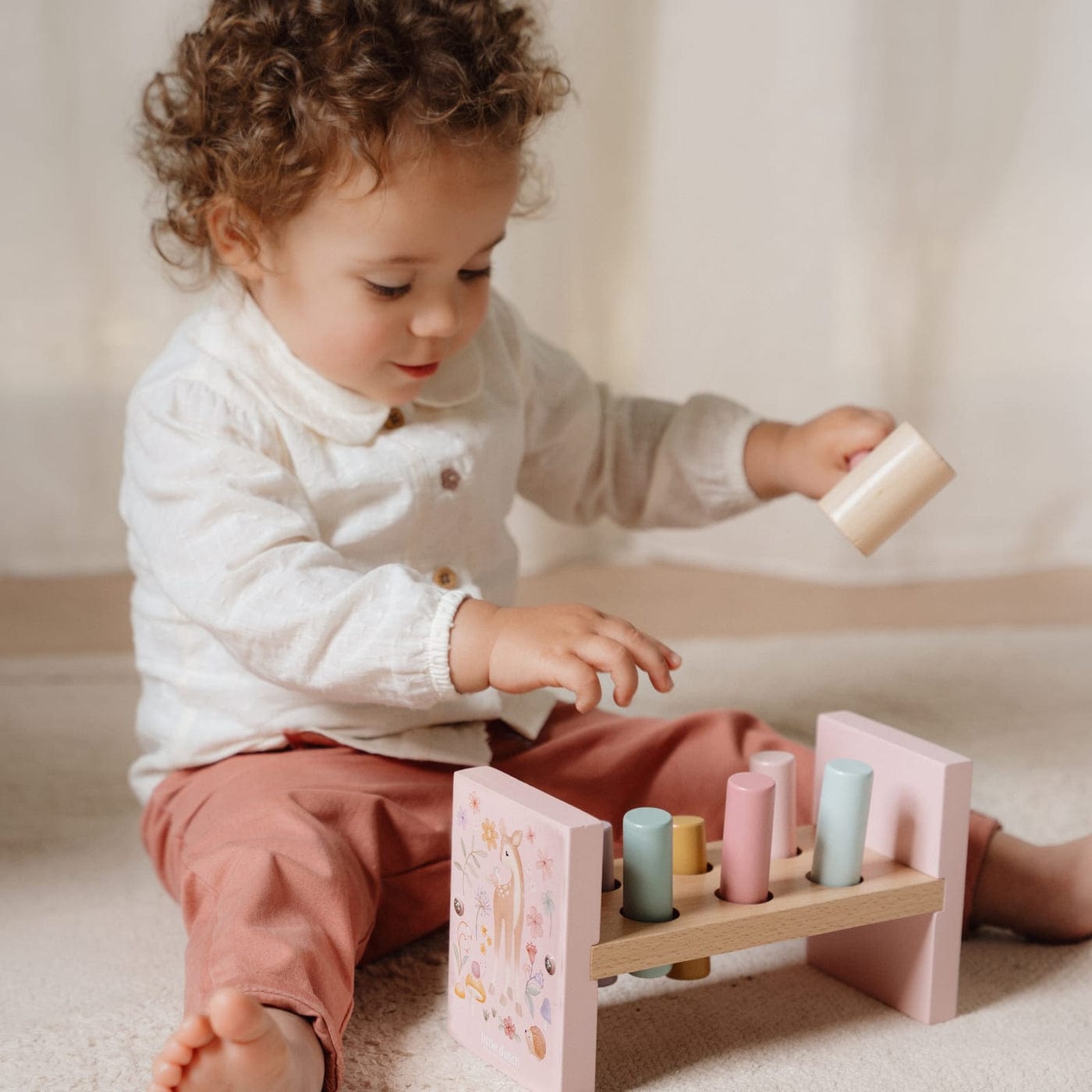 Little Dutch Pounding Bench Little Dutch Wooden Pounding Bench (Fairy Garden)