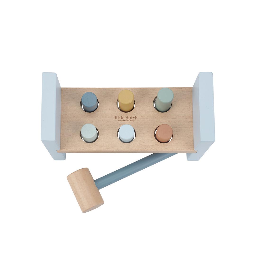 Little Dutch Pounding Bench Little Dutch Wooden Pounding Bench (Forest Friends)