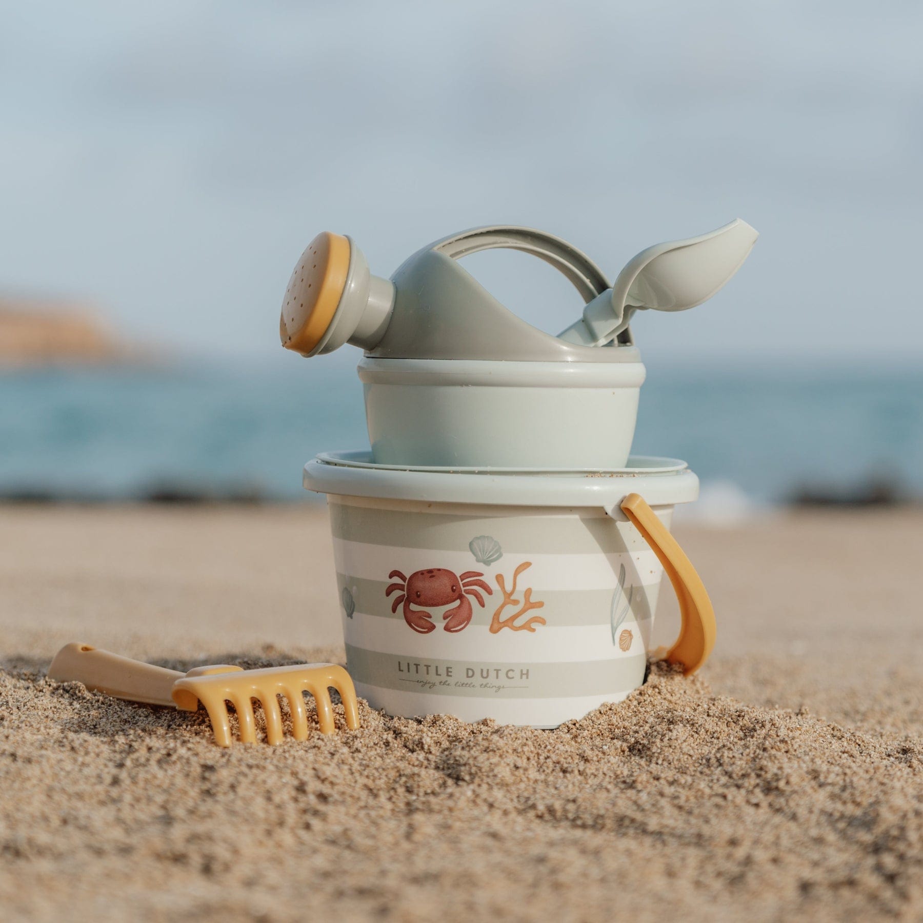 Little Dutch Sand Play Set Little Dutch Bucket & Spade Beach Set (Fresh Greens)