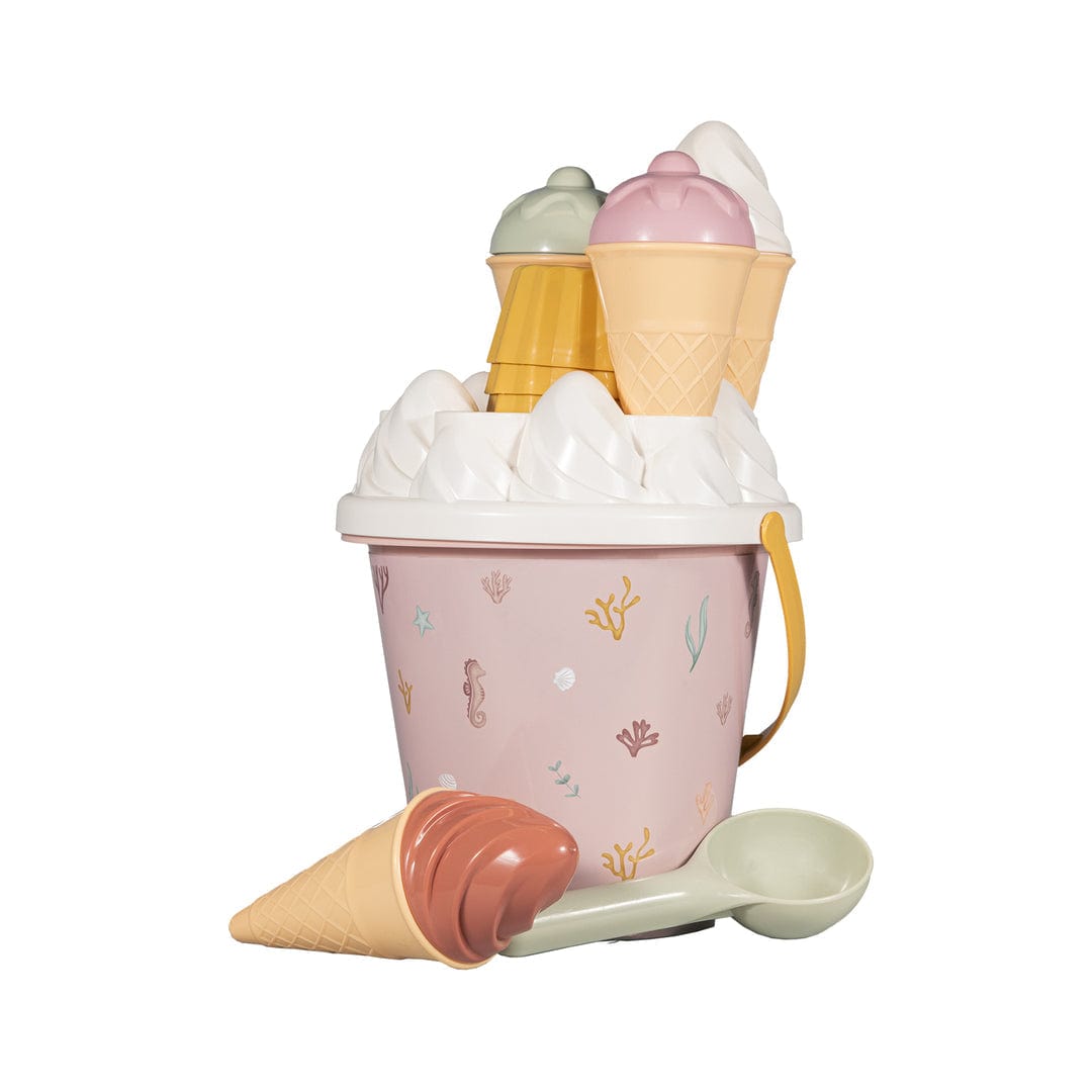 Little Dutch Sand Play Set Little Dutch Ice Cream Bucket & Spade Set - Pink