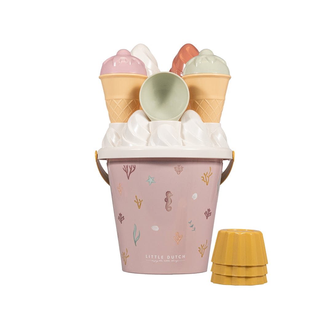 Little Dutch Sand Play Set Little Dutch Ice Cream Bucket & Spade Set - Pink