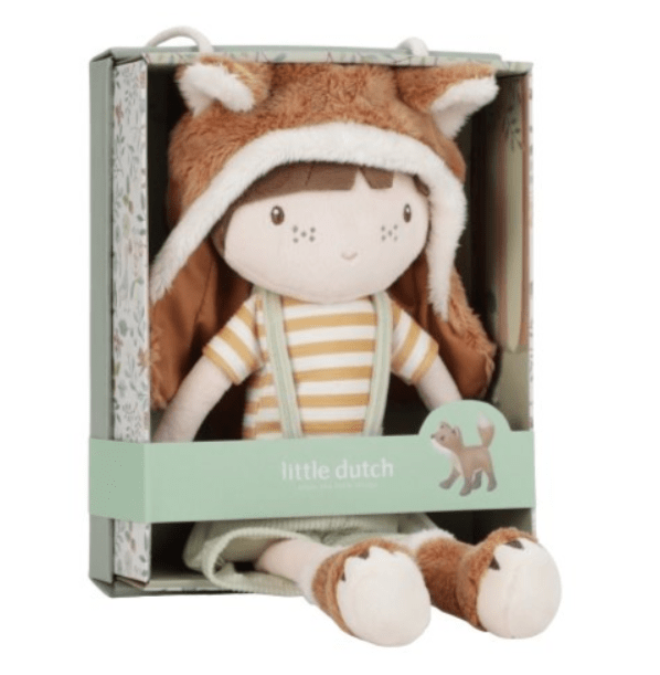 Little Dutch Soft Doll Little Dutch Cuddle Doll - Sam Forest Friends (35 cm)