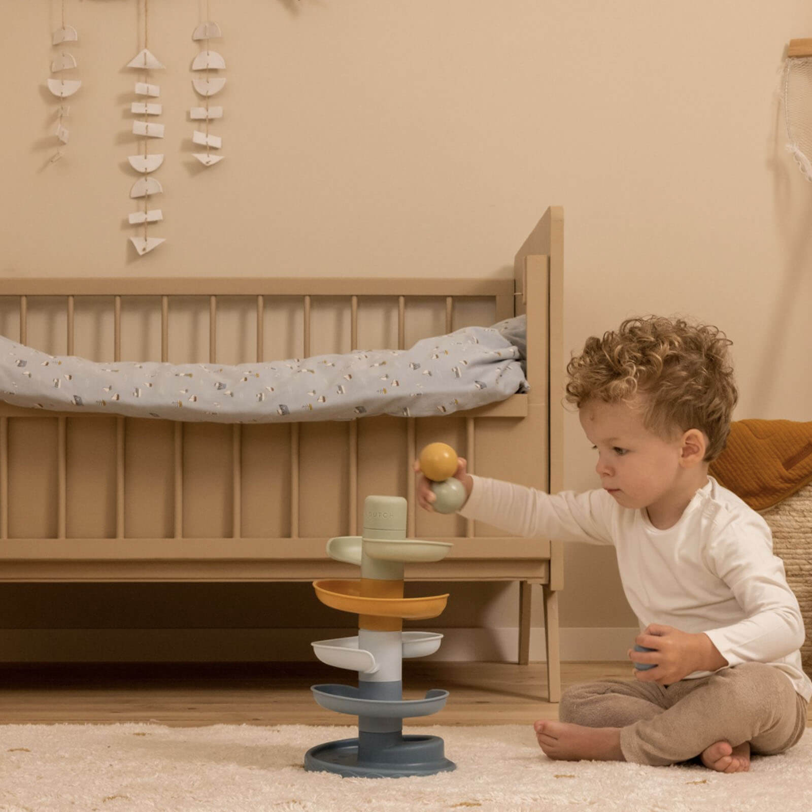 Little Dutch Sorter & Stackers Little Dutch Spiral Tower (Blue)