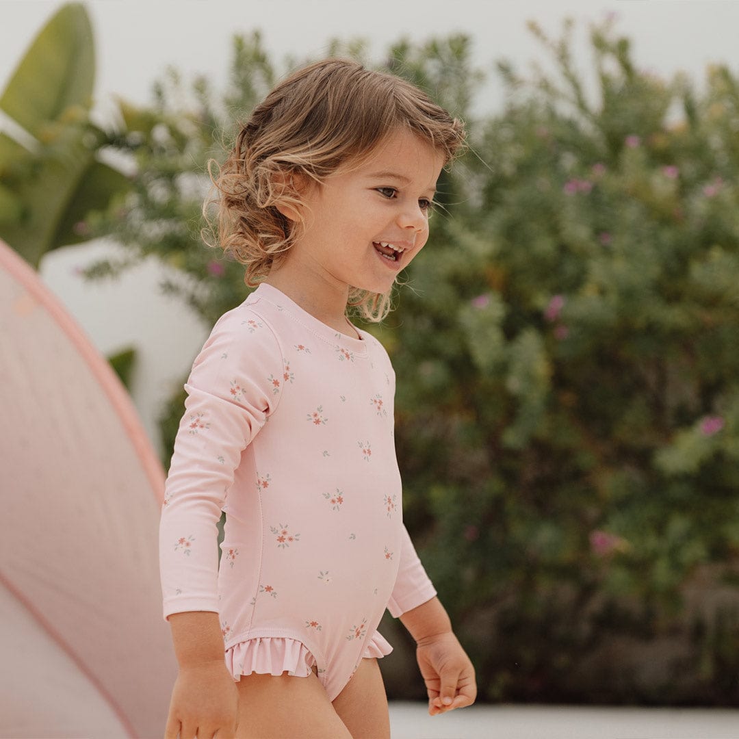 Little Dutch Sunsuit Little Dutch Long Sleeve Swimsuit (Rosy Meadows)