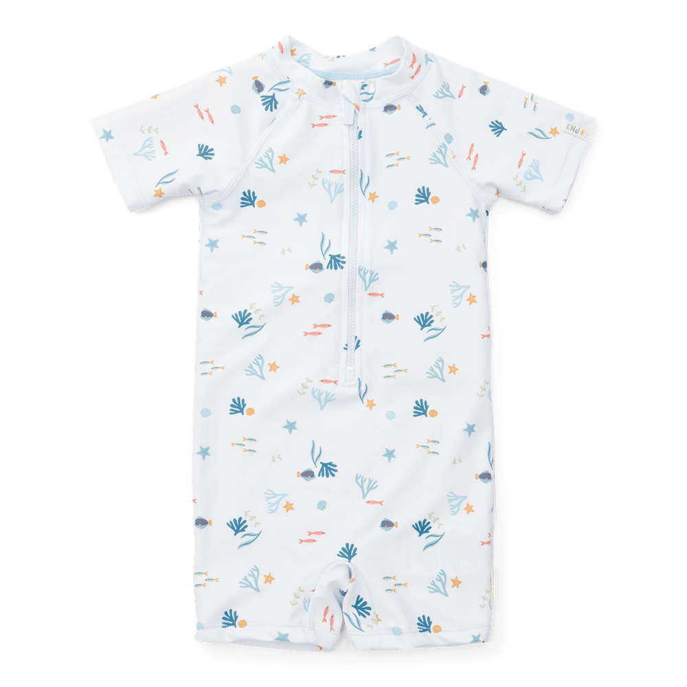 Little Dutch Sunsuit Little Dutch Short Sleeve Swimsuit (Ocean Treasures)