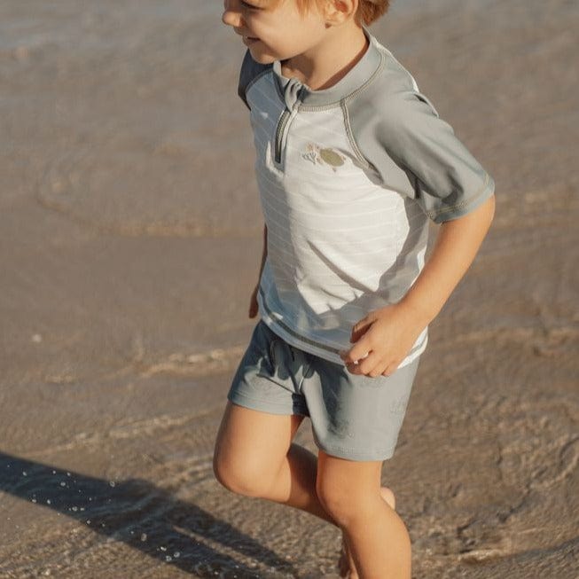 Little Dutch Swim Top Little Dutch Swim Short (Turtle Island Olive)