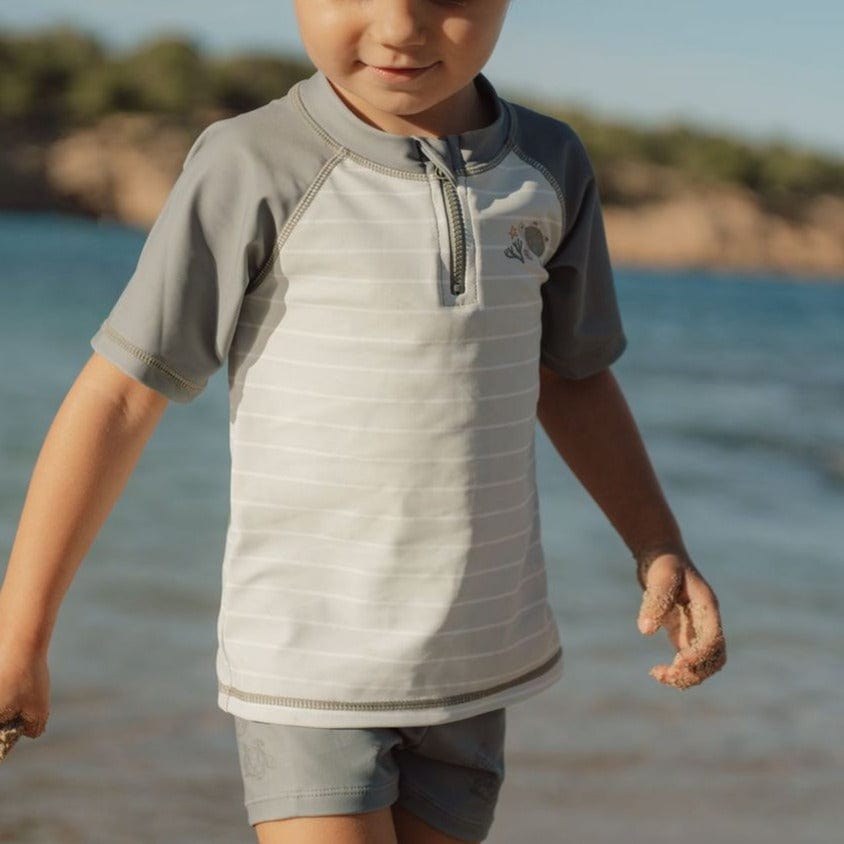 Little Dutch Swim Top Little Dutch Swim Short (Turtle Island Olive)