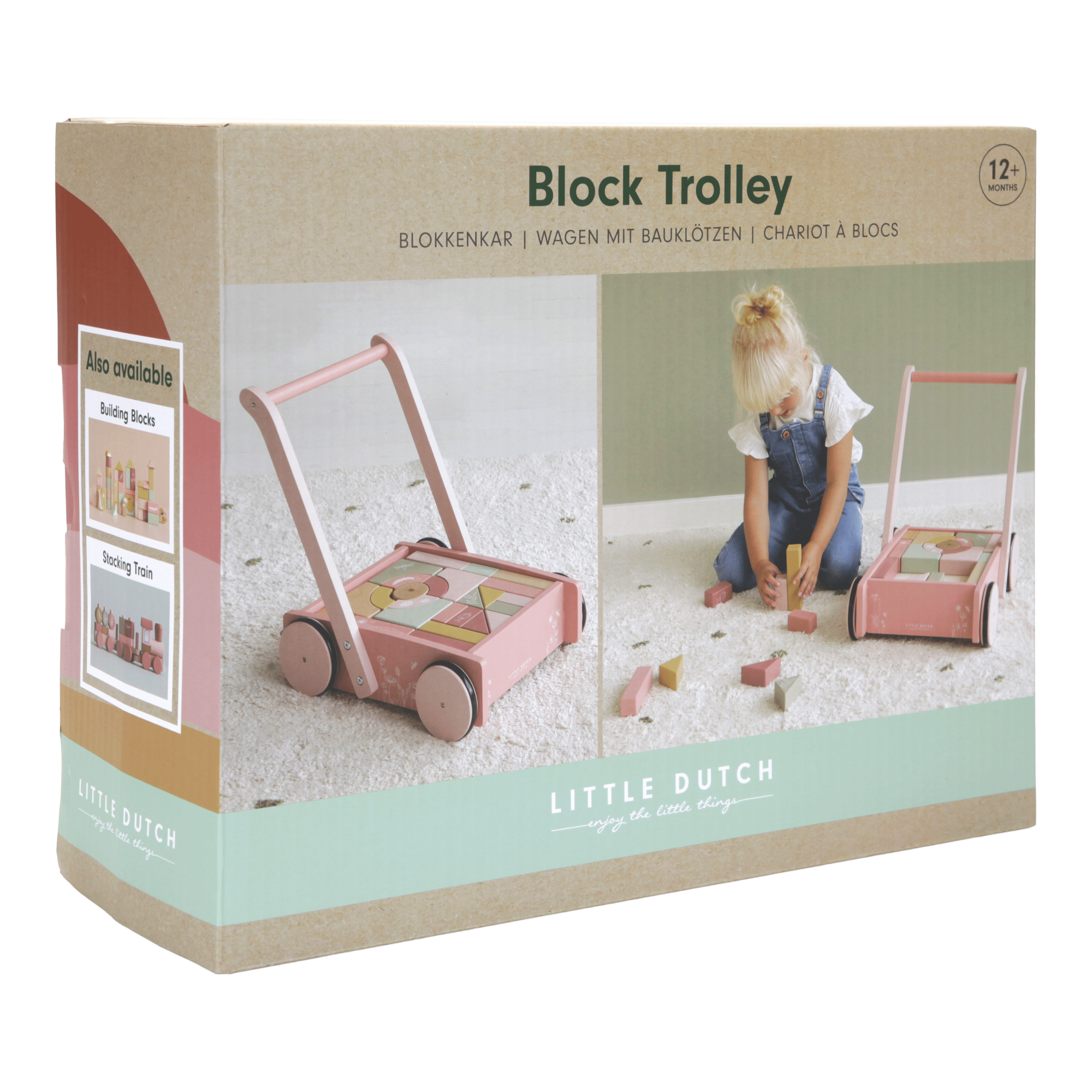 Little Dutch Trolley Block trolley (Flowers)