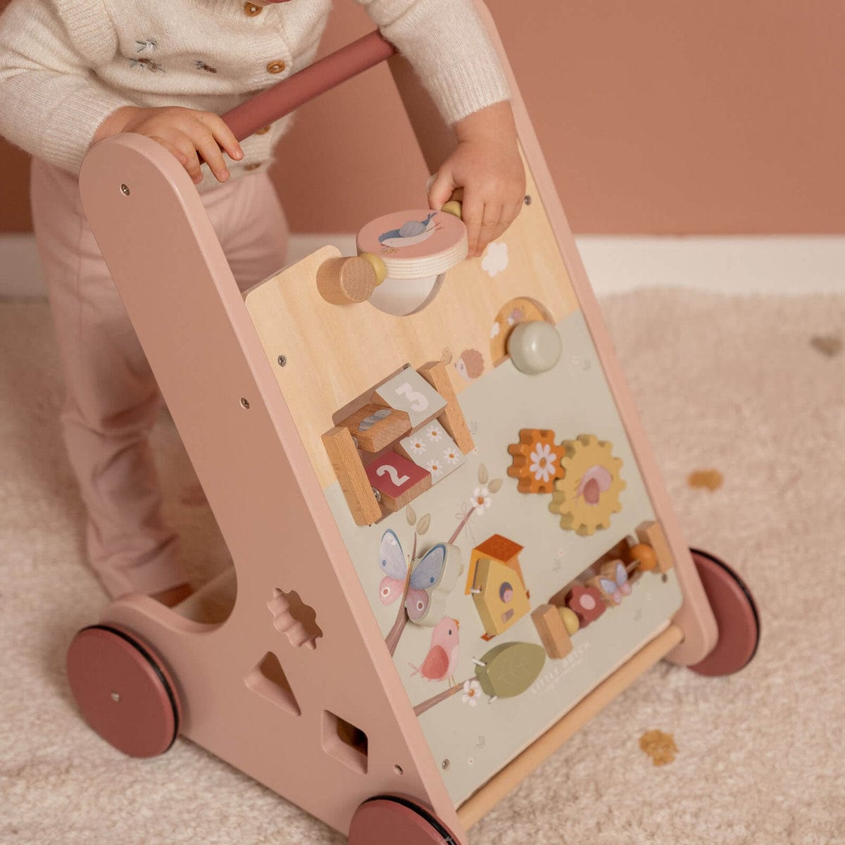 Little Dutch Walker Little Dutch Multi-Activity Baby Walker (Flowers & Butterflies)