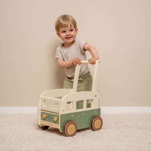 Little Dutch Walker Little Dutch Wooden Walker Wagon (Mint Green)