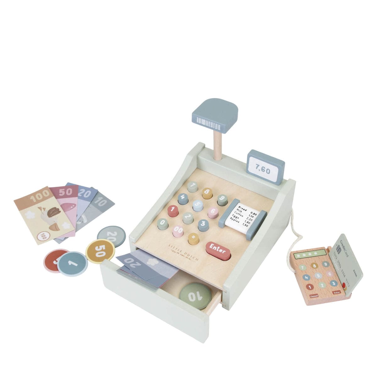 Little Dutch Wooden Cash Register Little Dutch Wooden Cash Register Playset