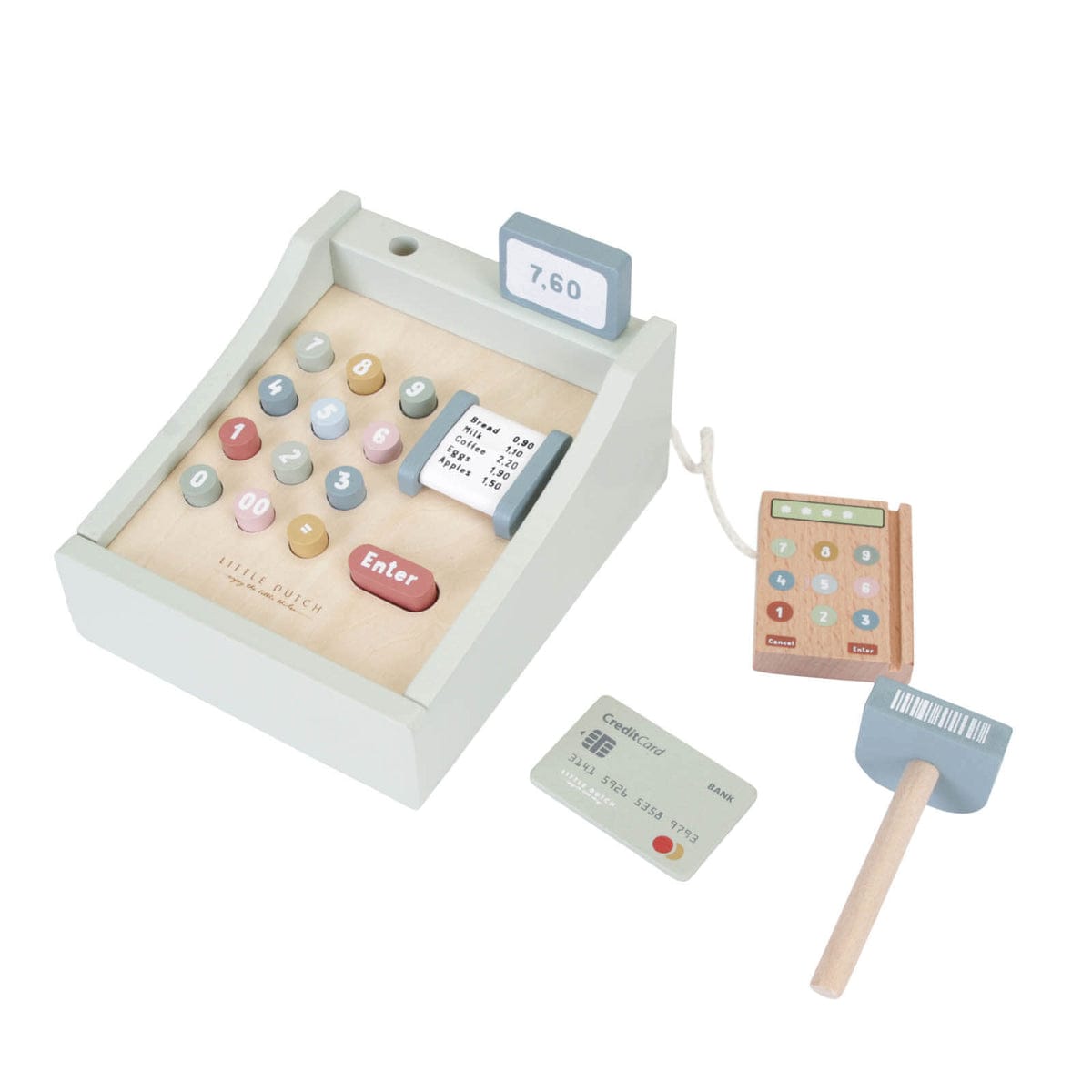 Little Dutch Wooden Cash Register Little Dutch Wooden Cash Register Playset