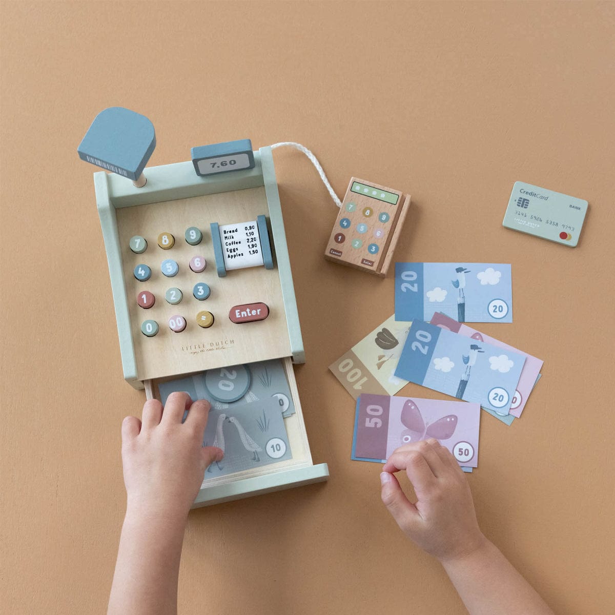 Little Dutch Wooden Cash Register Little Dutch Wooden Cash Register Playset