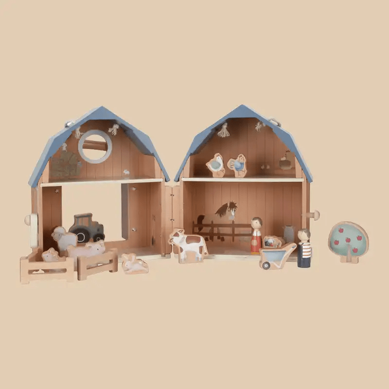 Little Dutch Wooden Puzzle Little Dutch Wooden Doll House (Little Farm)