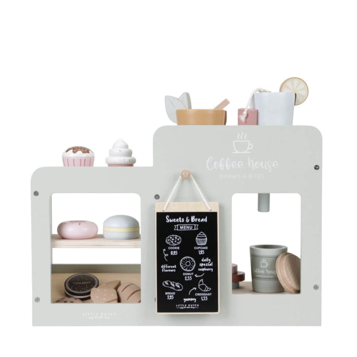 Little Dutch Wooden toy Little Dutch Wooden Coffee Corner Playset