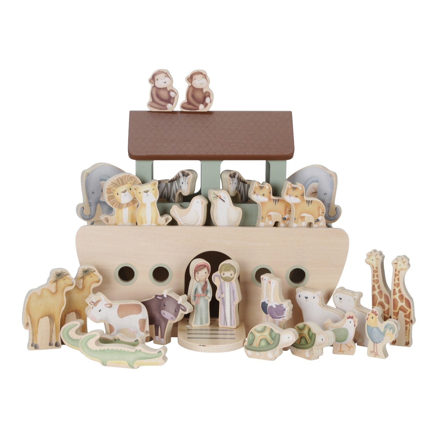 Little Dutch Wooden toy Little Dutch Wooden Noah's Ark Playset