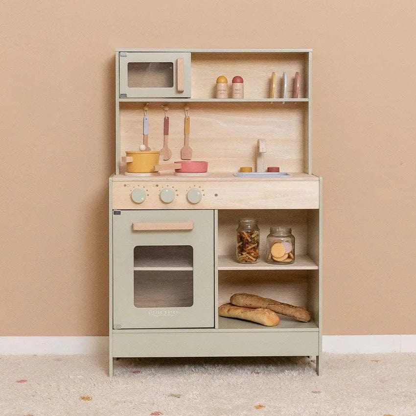 Little Dutch Wooden toy Little Dutch Wooden Play Kitchen (Mint Green)