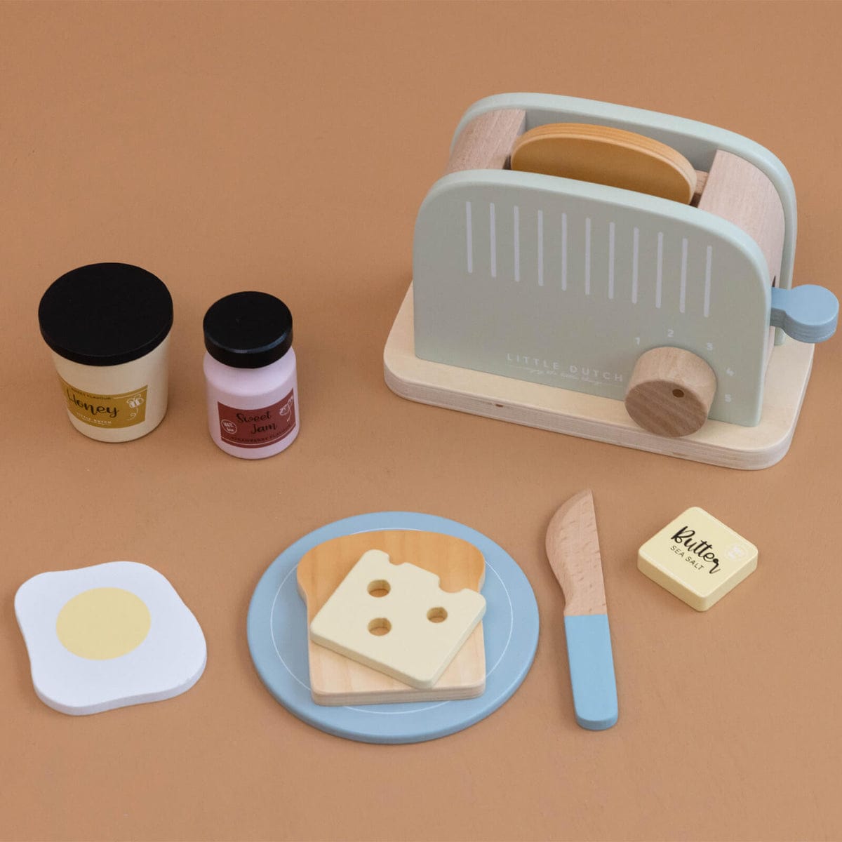 Little Dutch Wooden toy Little Dutch Wooden Toaster Playset