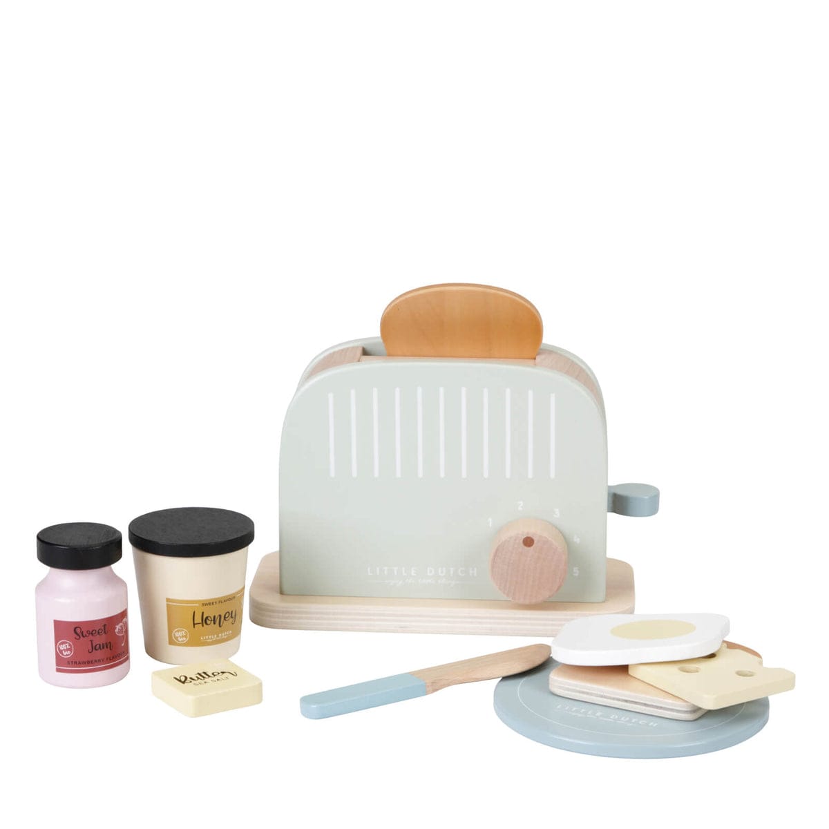 Little Dutch Wooden toy Little Dutch Wooden Toaster Playset