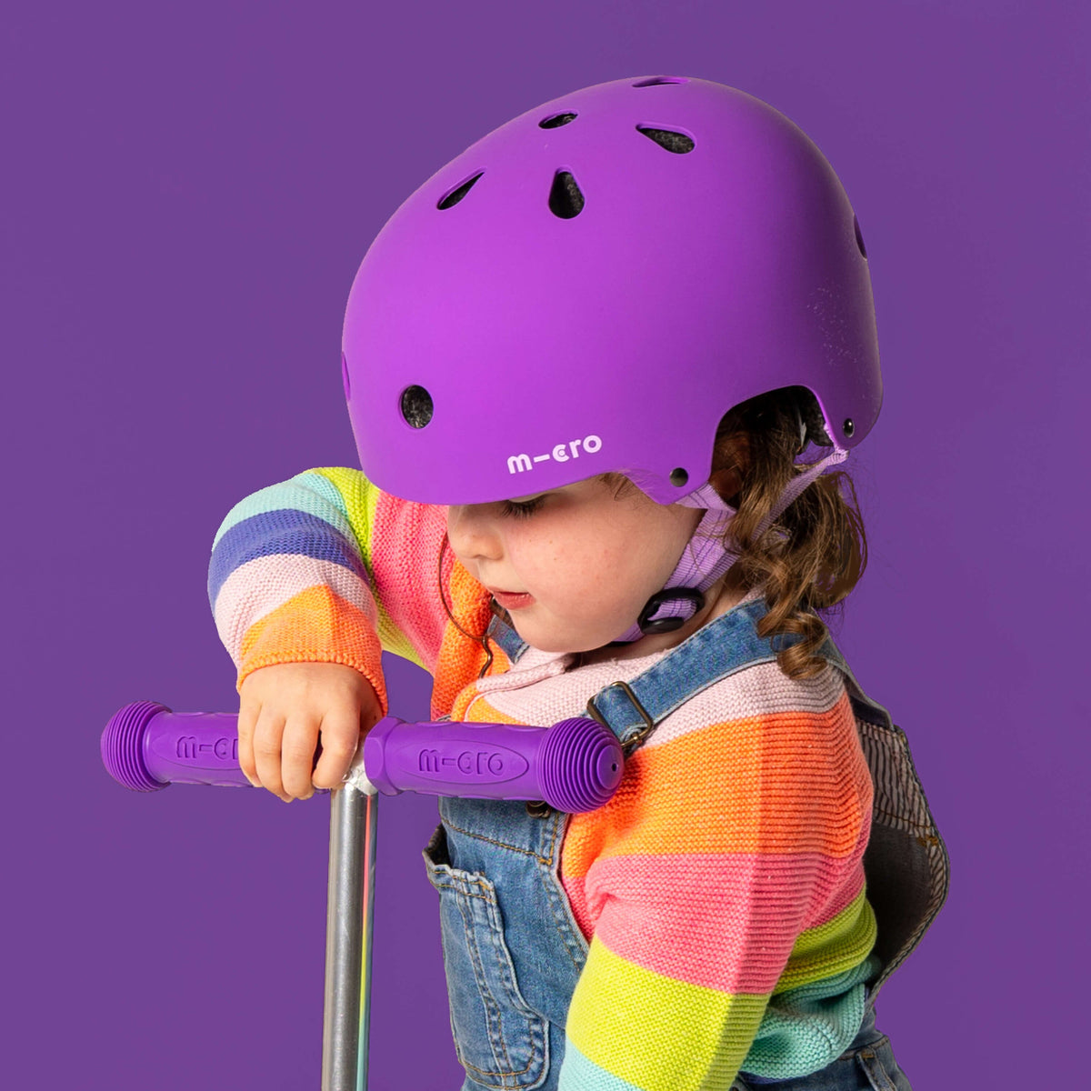 Micro Plain Helmet - Purple