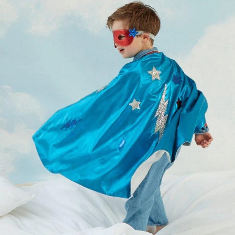 Meri Meri Costume Blue Superhero Costume
