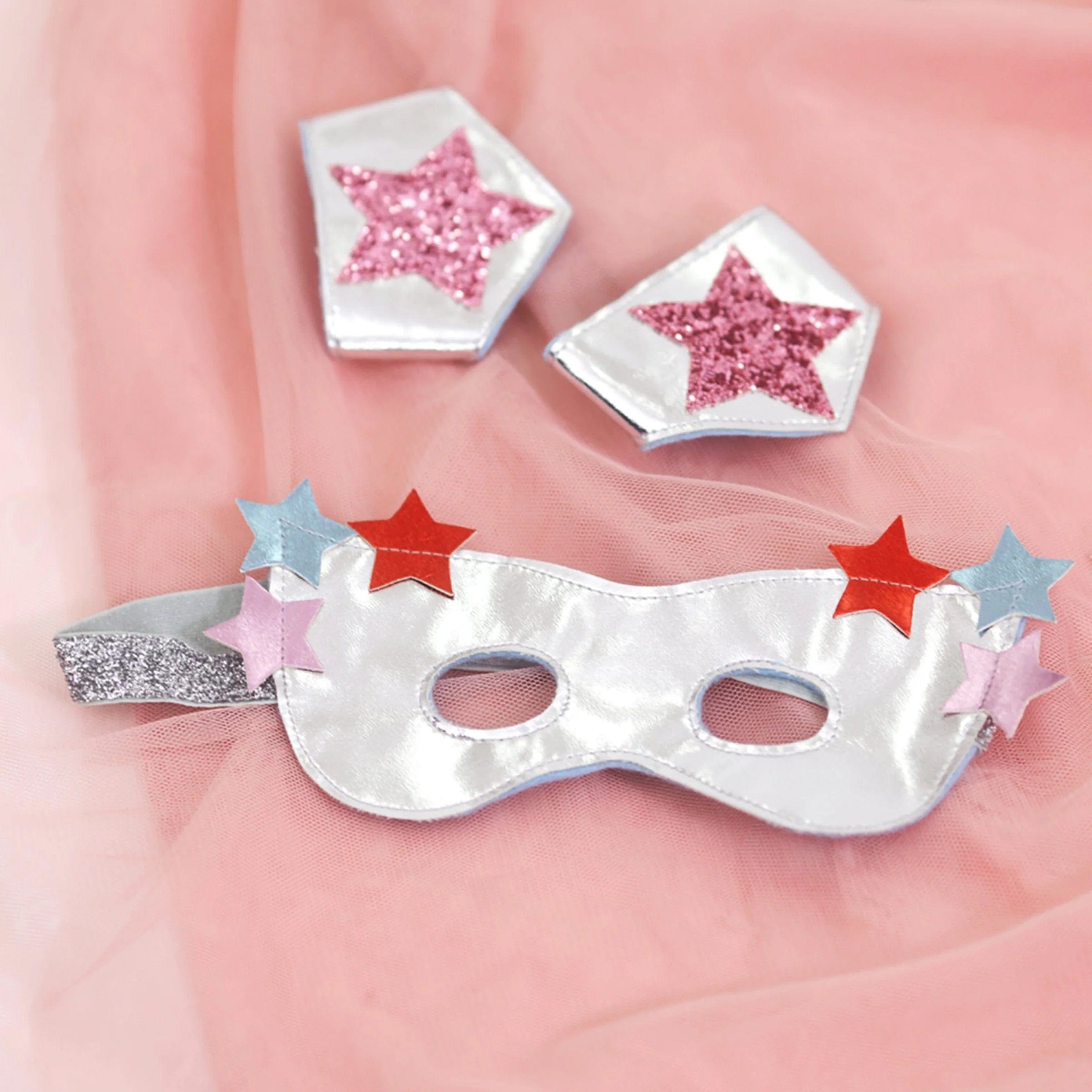 Meri Meri Costume Pink Superhero Costume