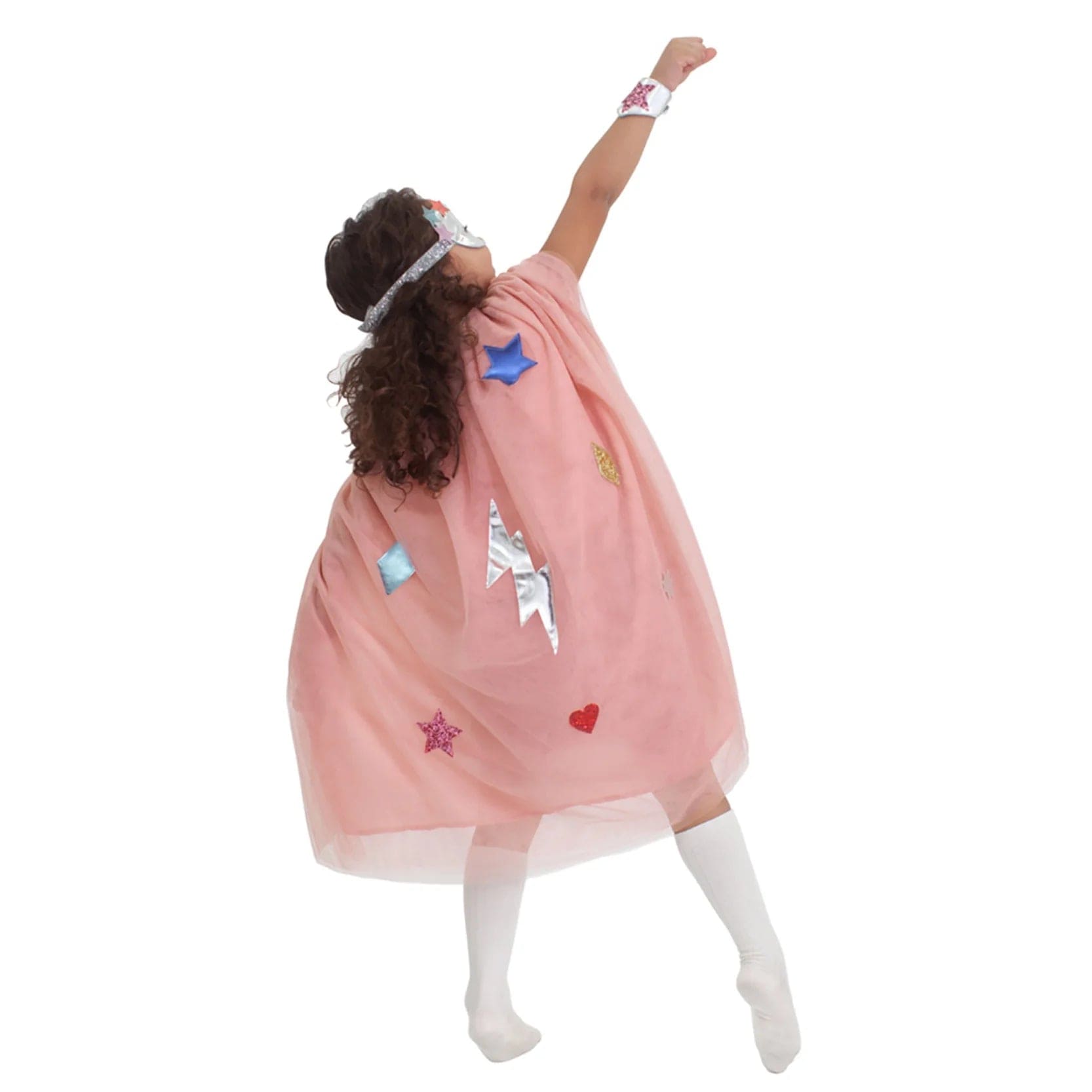 Meri Meri Costume Pink Superhero Costume