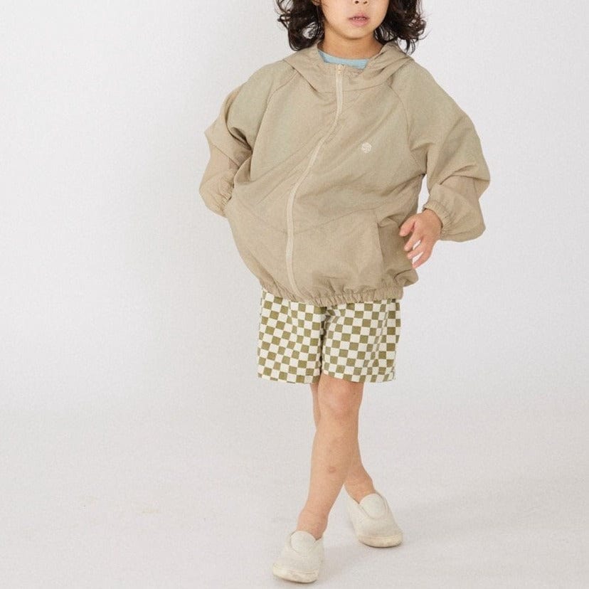 Mui Mui Shorts Unisex Green Checked Shorts