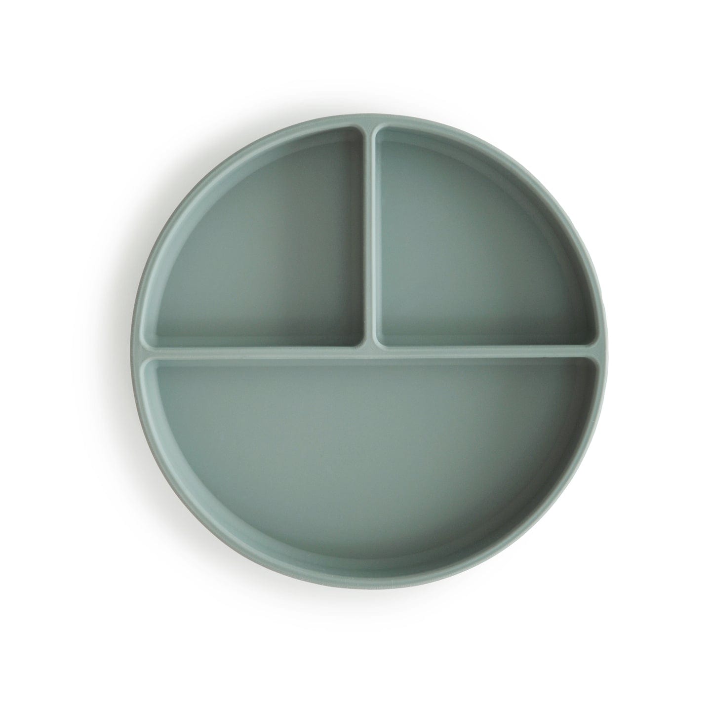 Mushie Sensory Toys Mushie Silicone Suction Plate (Cambridge Blue)