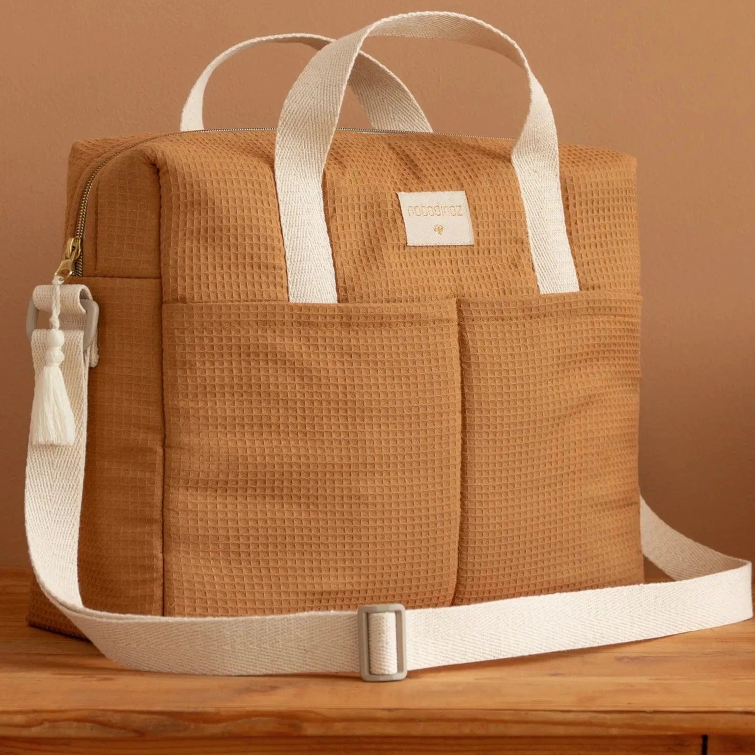 Nobodinoz Changing Bag Gala Waterproof Changing Bag (Caramel)