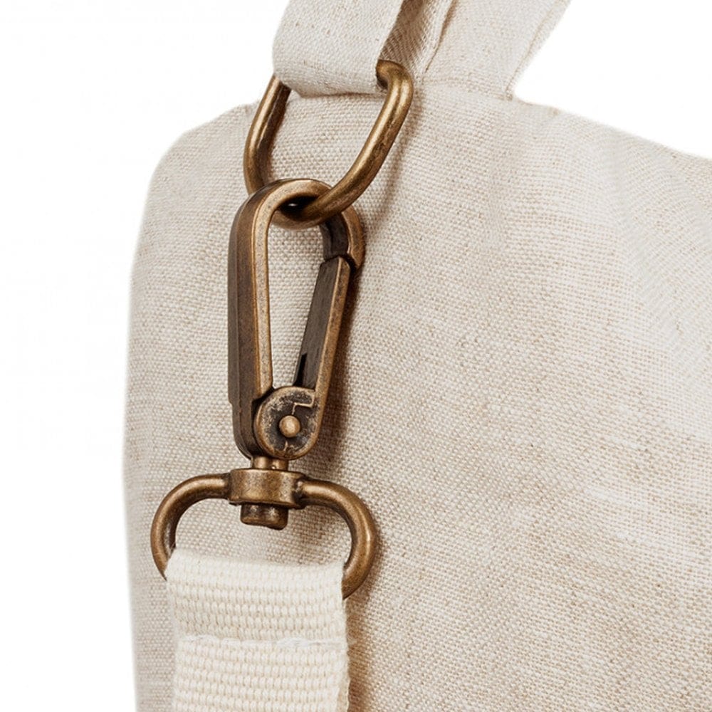 Nobodinoz Changing Bag Lin Francis Linen Stroller Changing Bag (Natural / Greige)