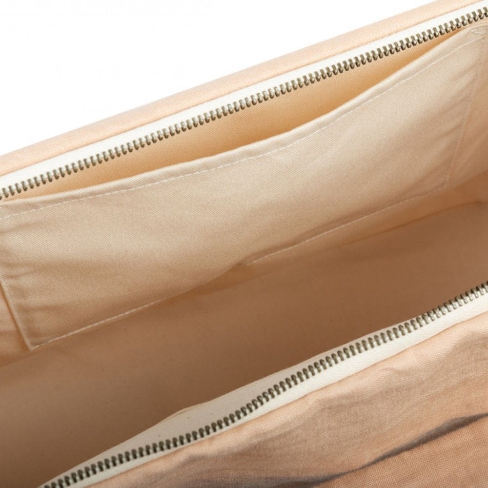 Nobodinoz Changing Bag Lin Francis Linen Stroller Changing Bag (Sand)