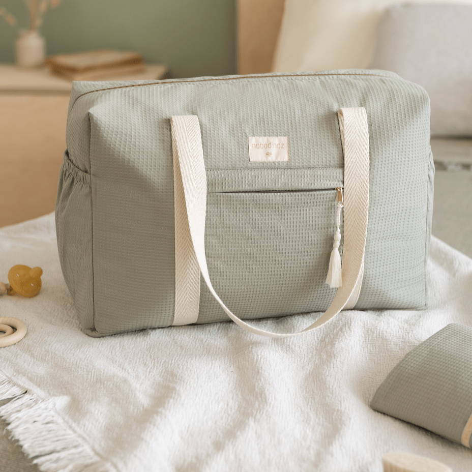 Nobodinoz Changing Bag Opera Waterproof Maternity Bag (Laurel Green)