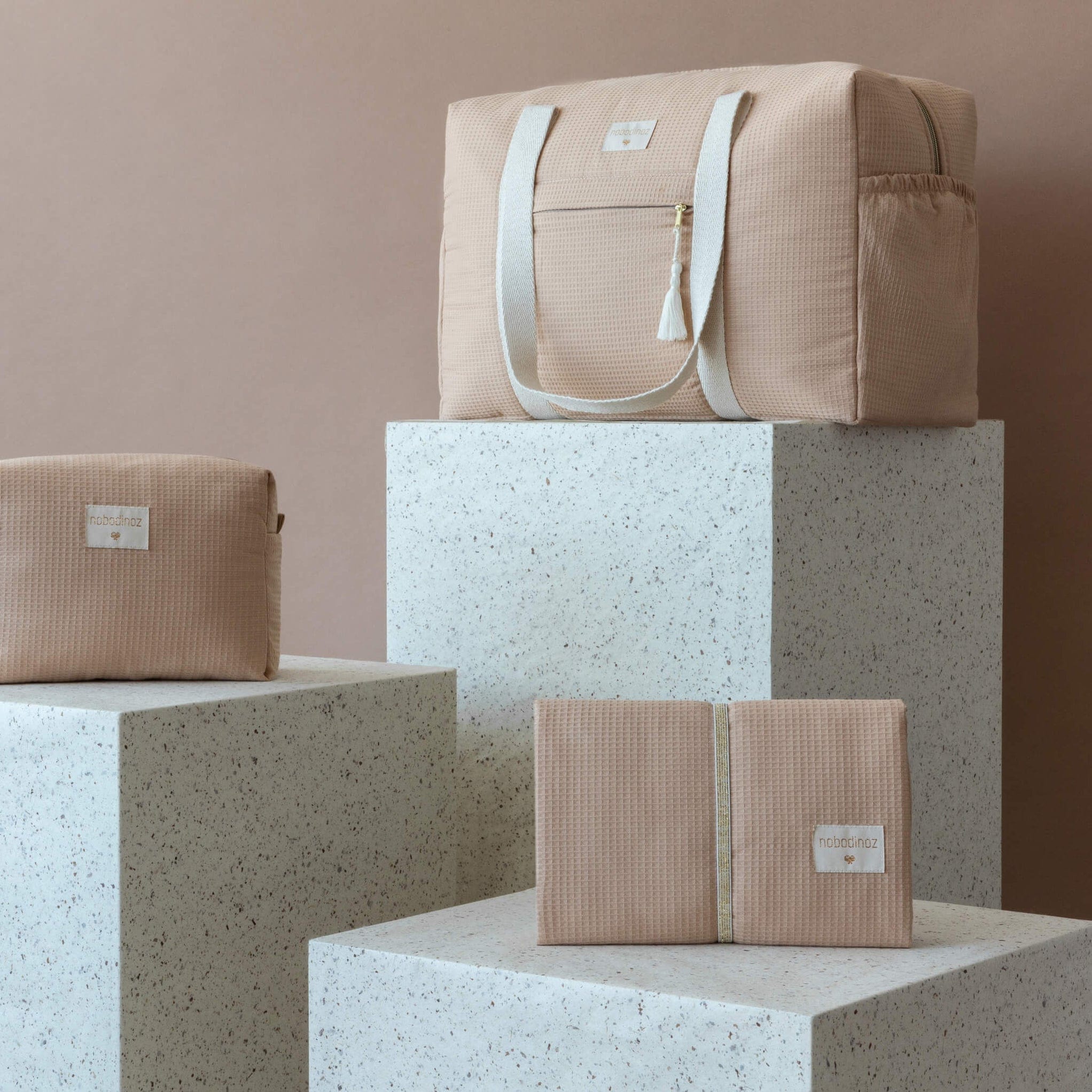 Nobodinoz Changing Bag Opera Waterproof Maternity Bag (Nude)