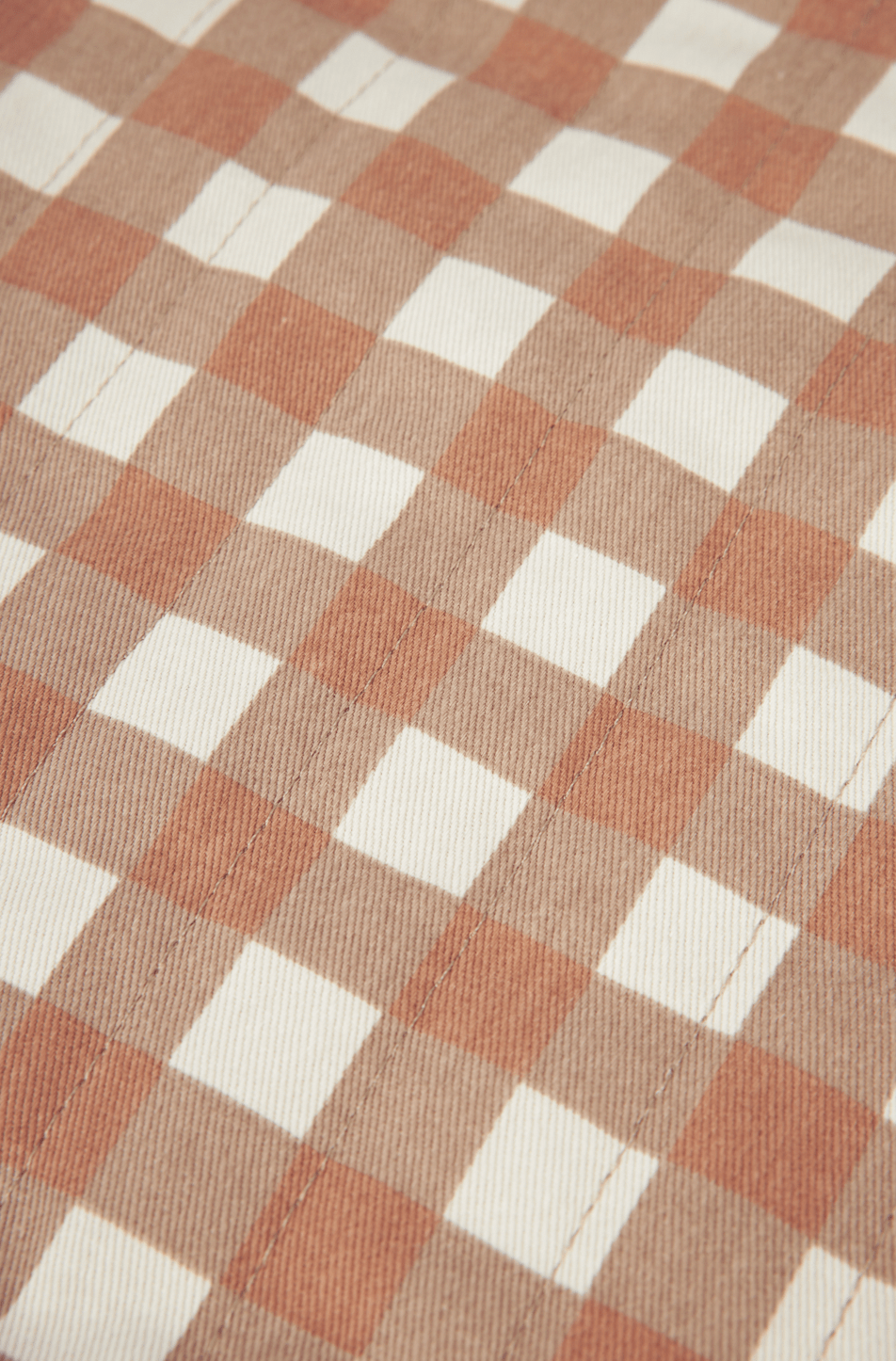 Nobodinoz Changing Mat Hyde Park Waterproof Changing (Terracotta Check)