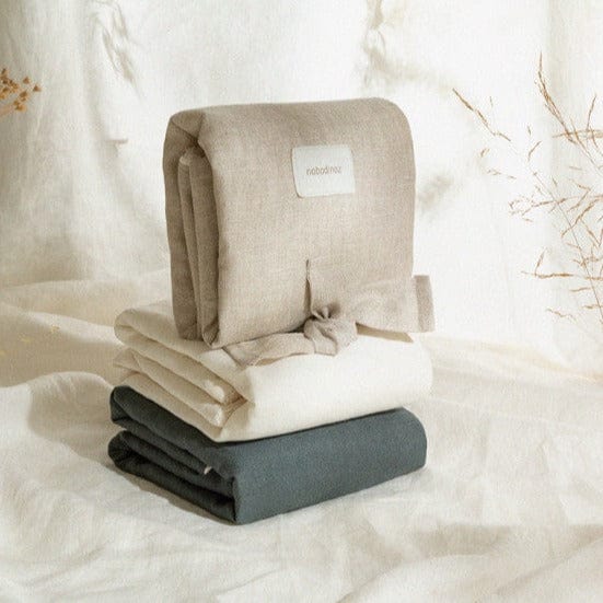 Nobodinoz Changing Mat Lin Francis Waterproof Changing Pad (Natural / Greige)