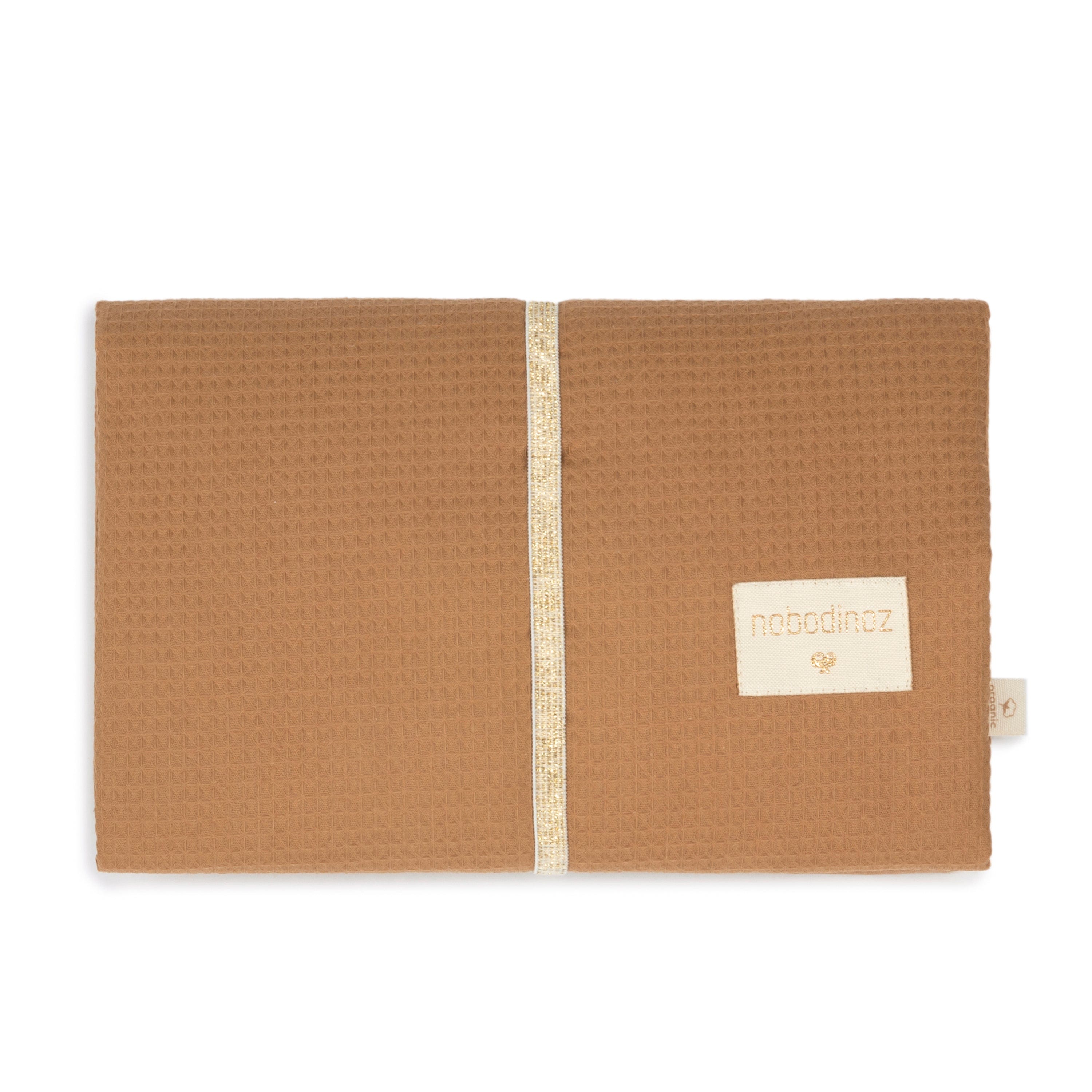 Nobodinoz Changing Mat Motzart Waterproof Changing Pad (Caramel)