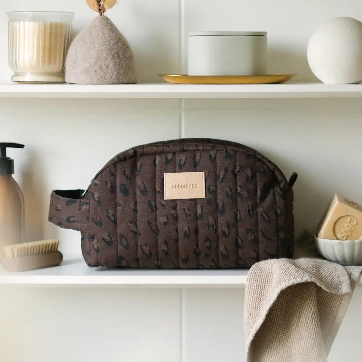Nobodinoz Vanity Case Nobodinoz Hyde Park Waterproof Vanity / Baby Essential Case (Leonie Brown)