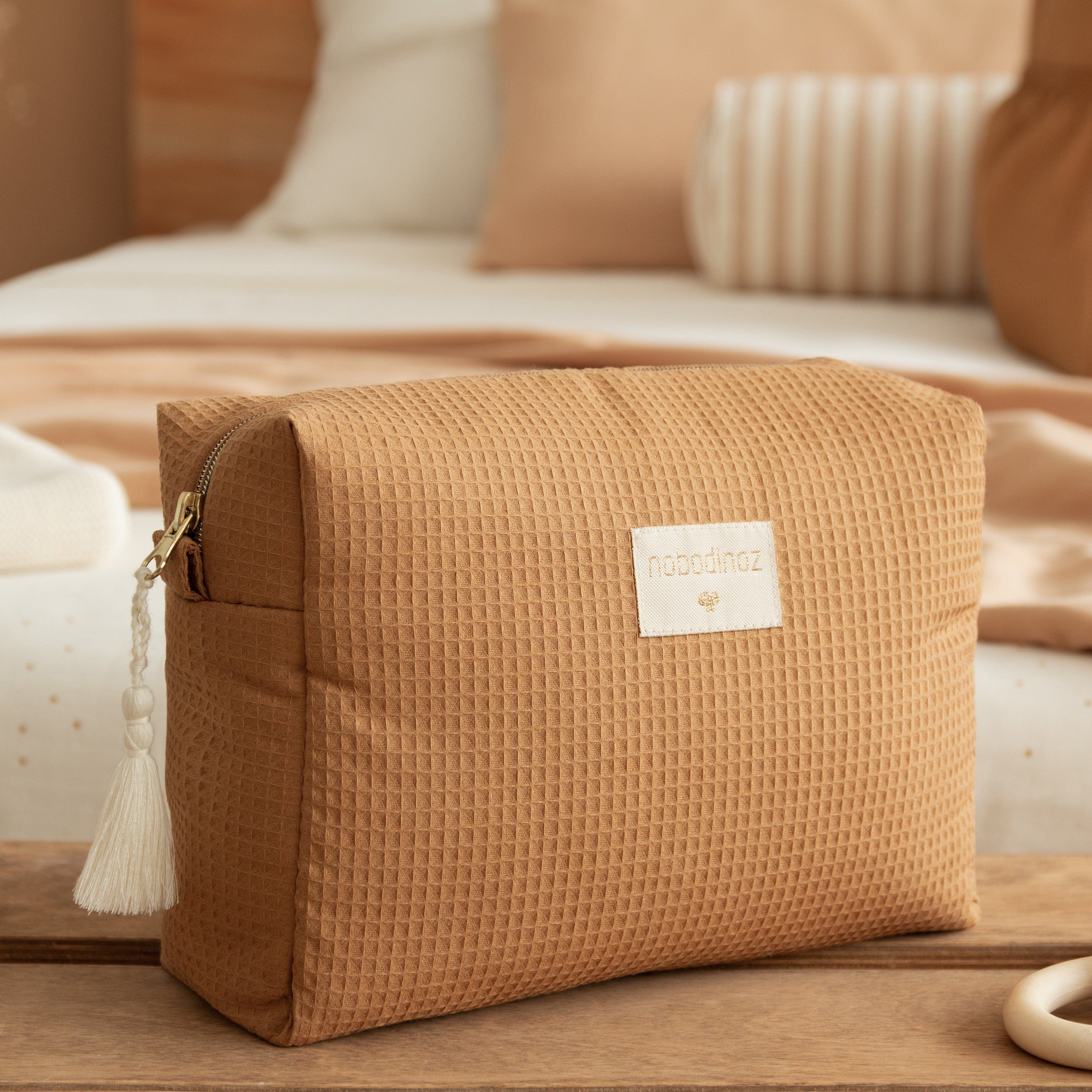Nobodinoz Vanity Case Waterproof Changing Pouch / Vanity Case (Caramel)