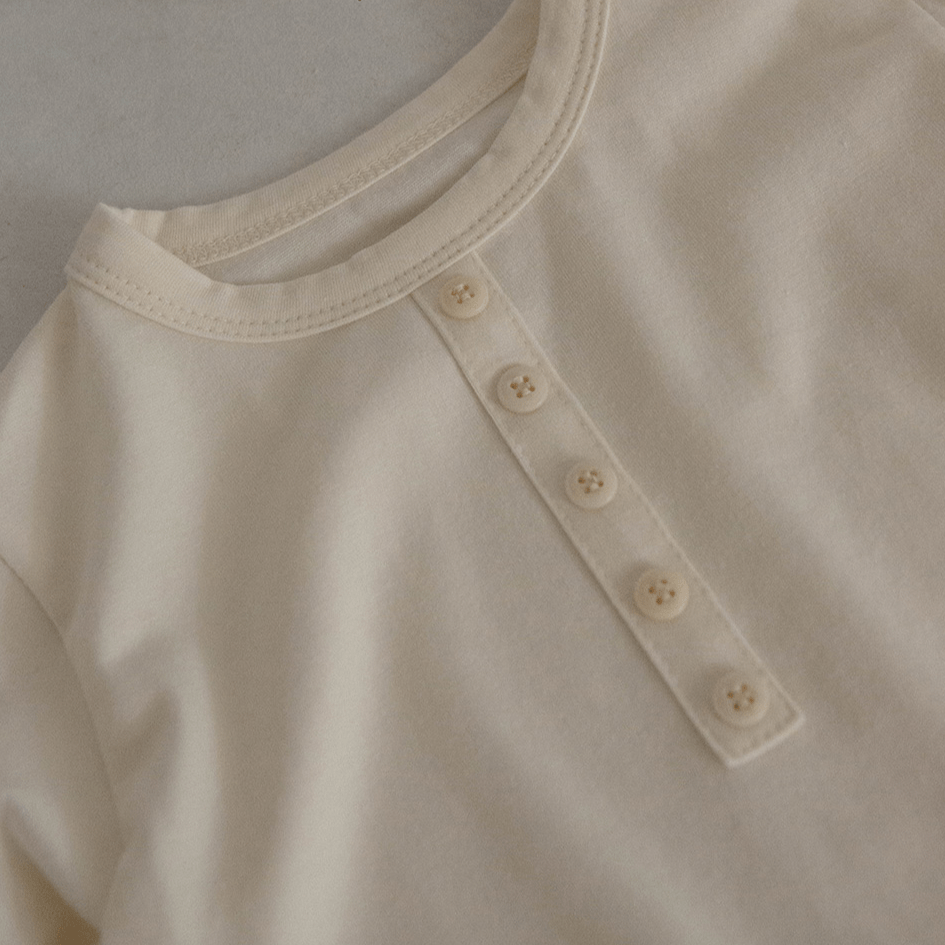 Peekaboo Jumpsuit Peter Baby Onesie Sleepsuit (Ivory)